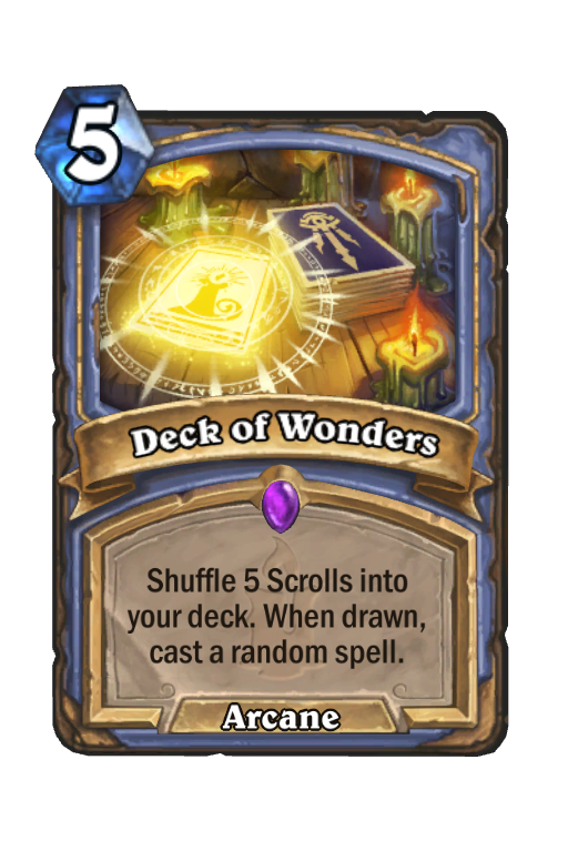 Deck of Wonders Hearthstone kártya