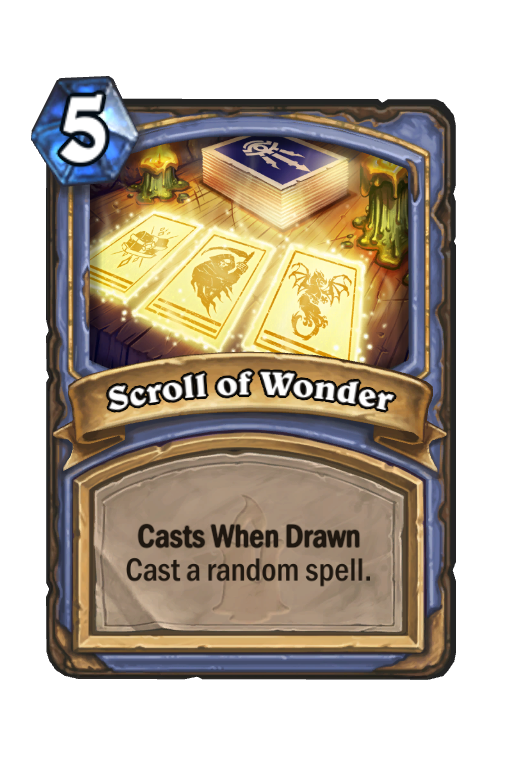 Scroll of Wonder Hearthstone kártya