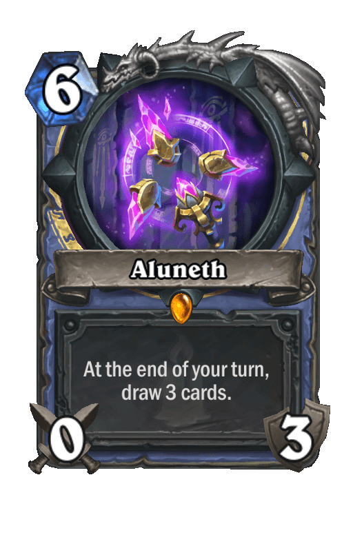 Aluneth Hearthstone kártya