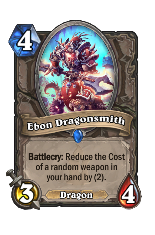 Ebon Dragonsmith Hearthstone kártya