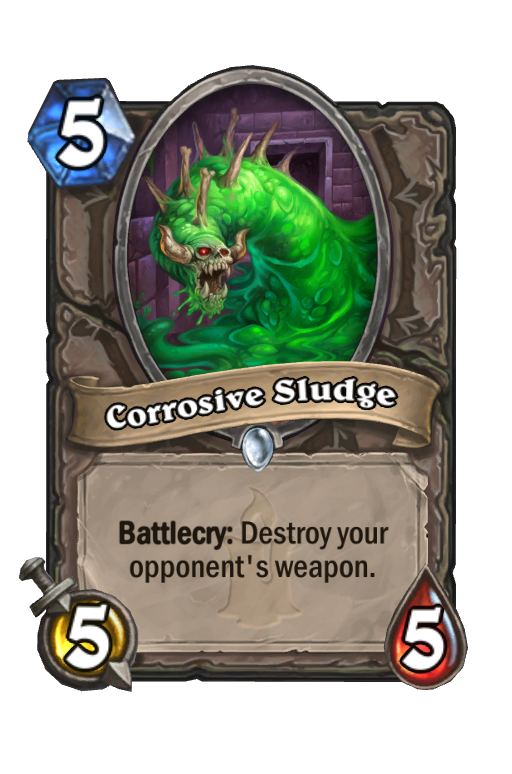 Corrosive Sludge Hearthstone kártya