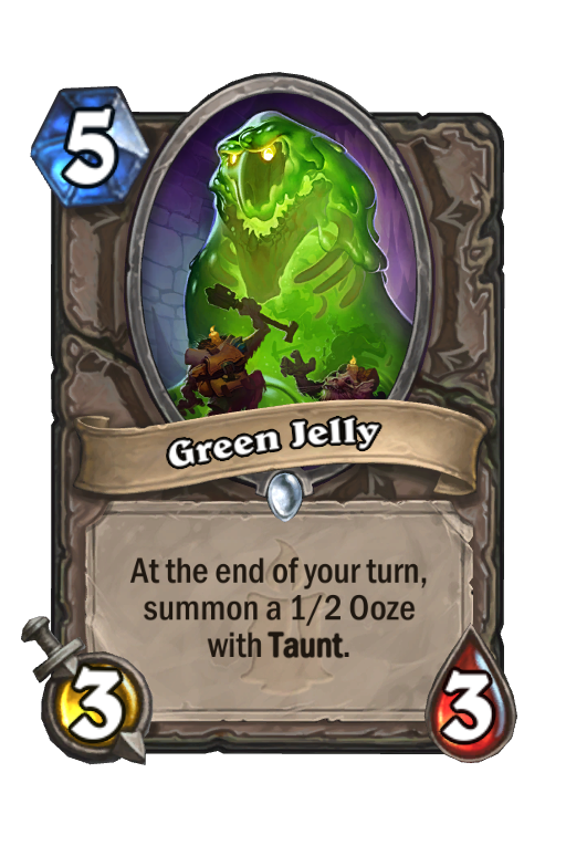Green Jelly Hearthstone kártya