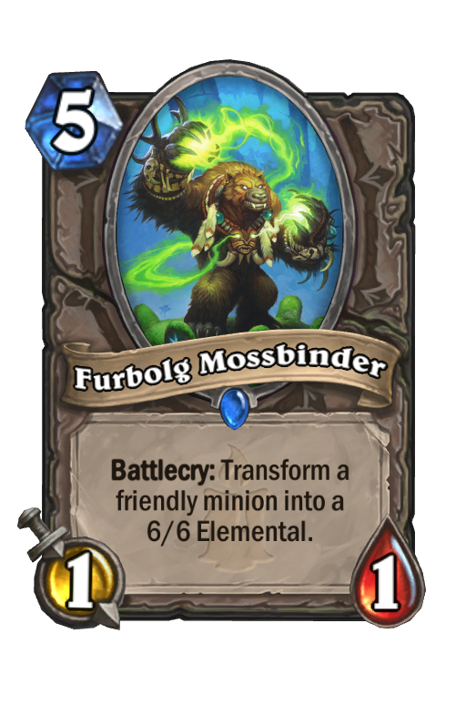 Furbolg Mossbinder Hearthstone kártya