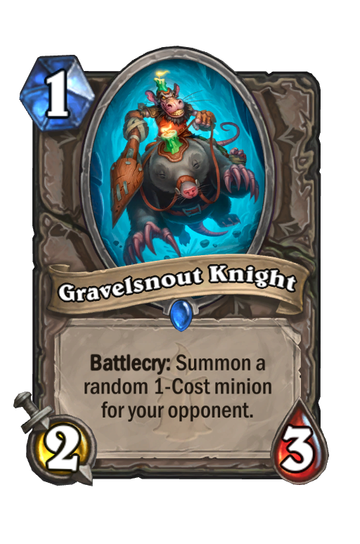 Gravelsnout Knight Hearthstone kártya