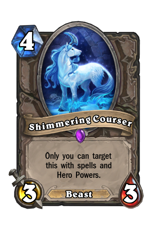 Shimmering Courser Hearthstone kártya