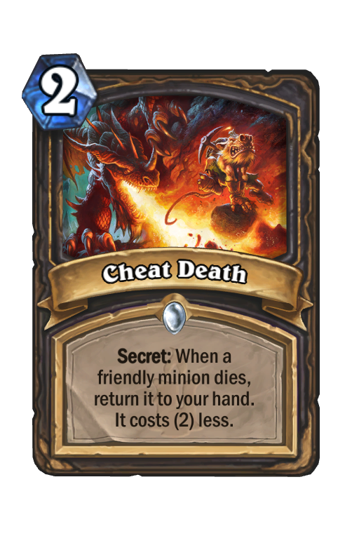 Cheat Death Hearthstone kártya