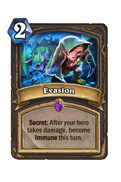Evasion Hearthstone kártya