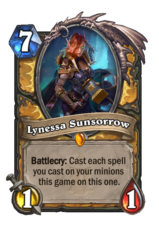 Lynessa Sunsorrow Hearthstone kártya