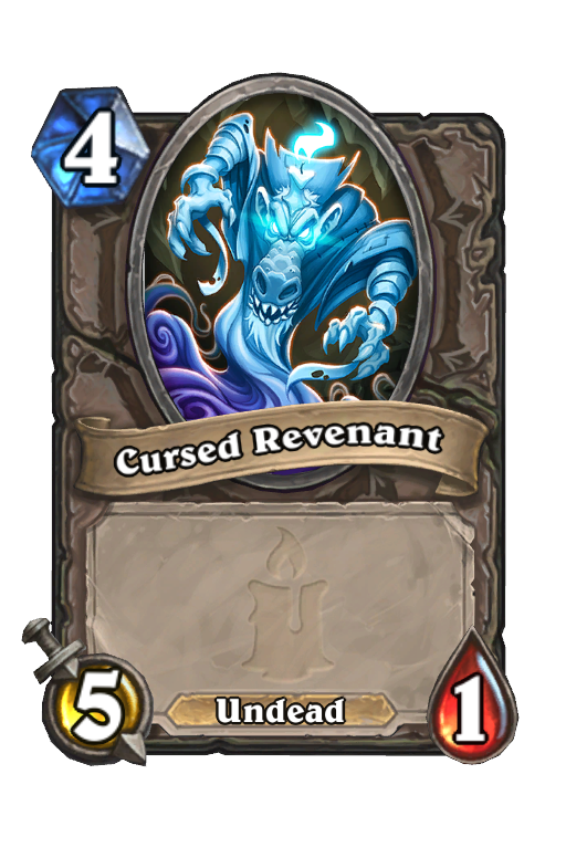 Cursed Revenant Hearthstone kártya