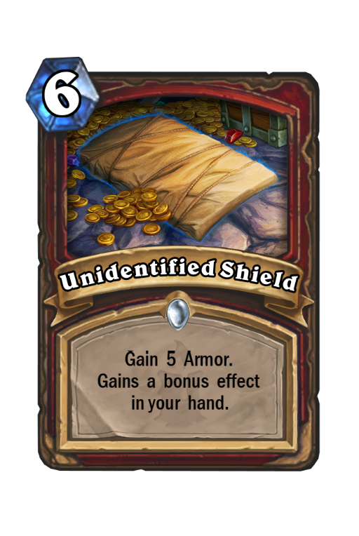 Unidentified Shield Hearthstone kártya