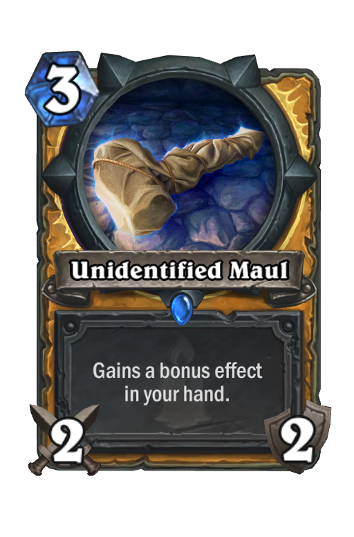 Unidentified Maul Hearthstone kártya