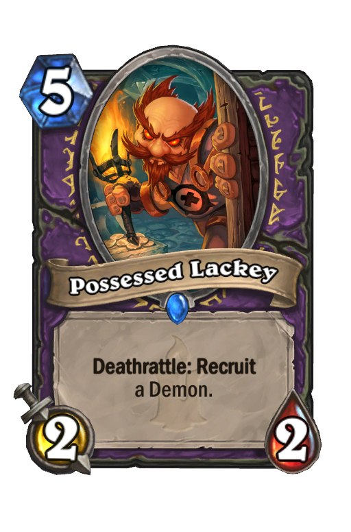 Possessed Lackey Hearthstone kártya