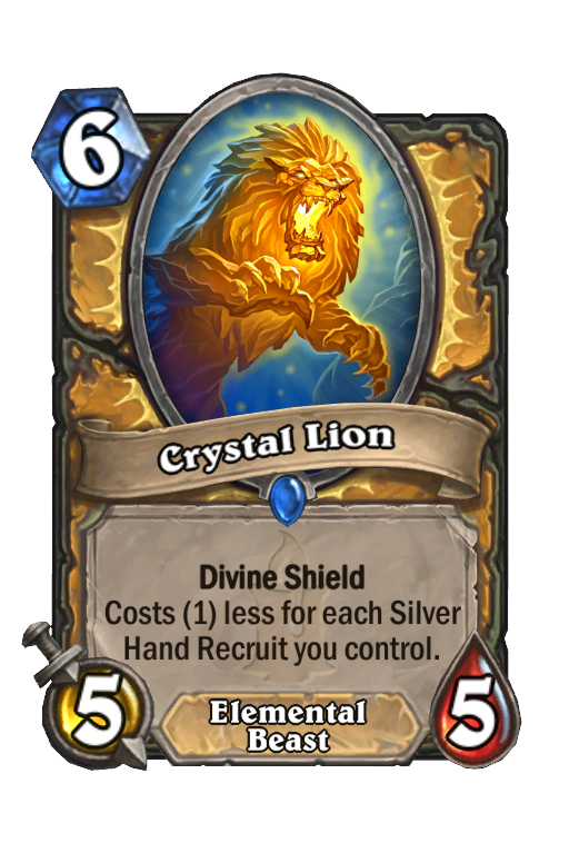 Crystal Lion Hearthstone kártya