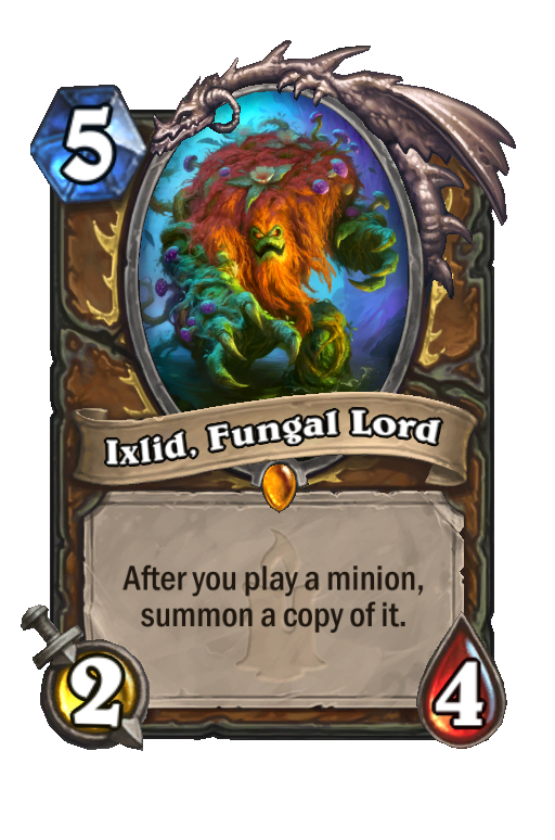 Ixlid, Fungal Lord Hearthstone kártya