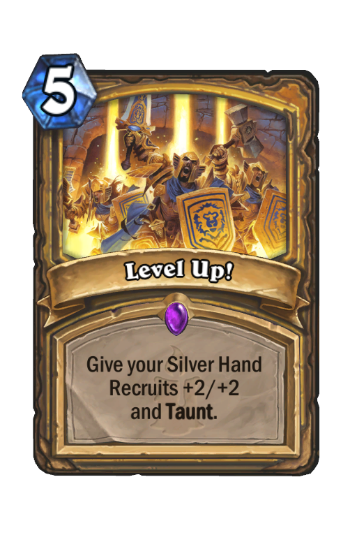 Level Up! Hearthstone kártya