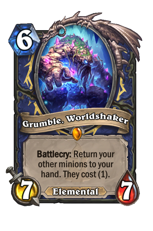 Grumble, Worldshaker Hearthstone kártya