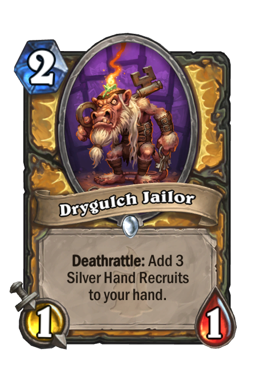 Drygulch Jailor Hearthstone kártya