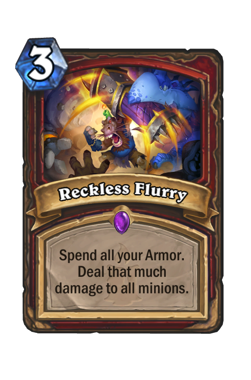 Reckless Flurry Hearthstone kártya