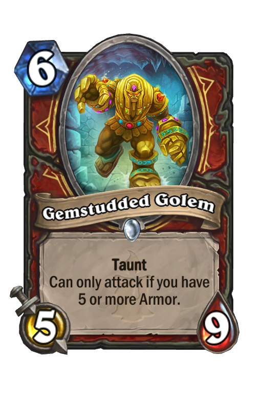 Gemstudded Golem Hearthstone kártya