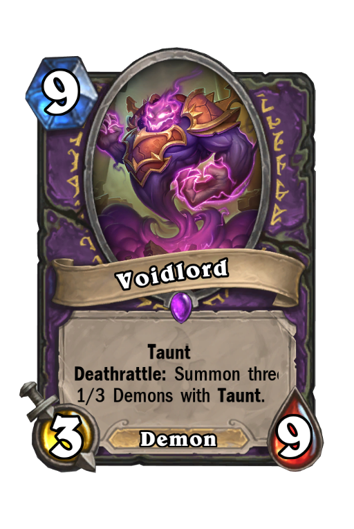 Voidlord Hearthstone kártya