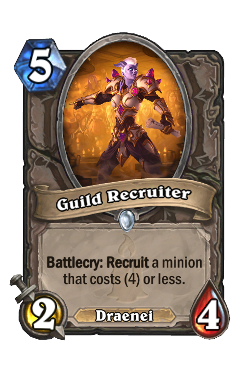 Guild Recruiter Hearthstone kártya