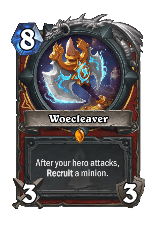 Woecleaver Hearthstone kártya