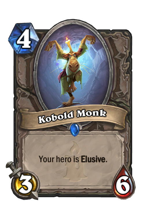 Kobold Monk Hearthstone kártya