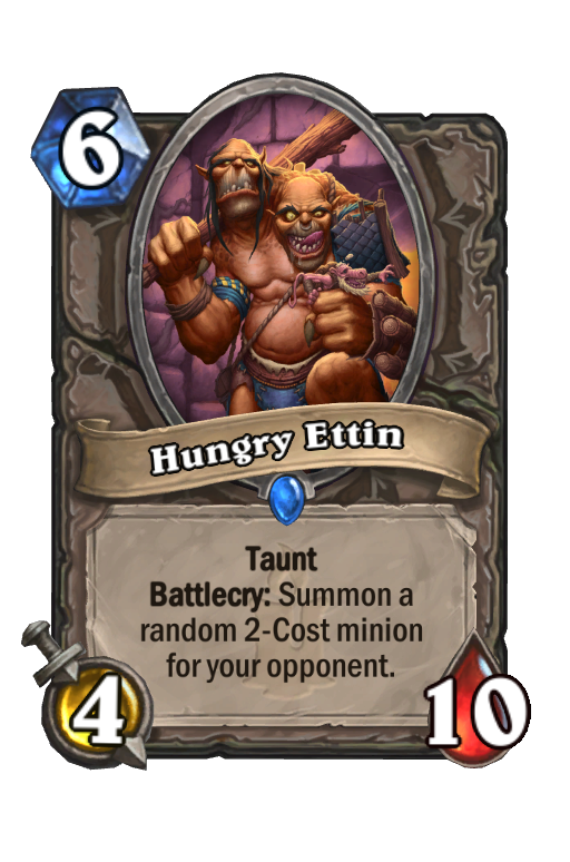 Hungry Ettin Hearthstone kártya