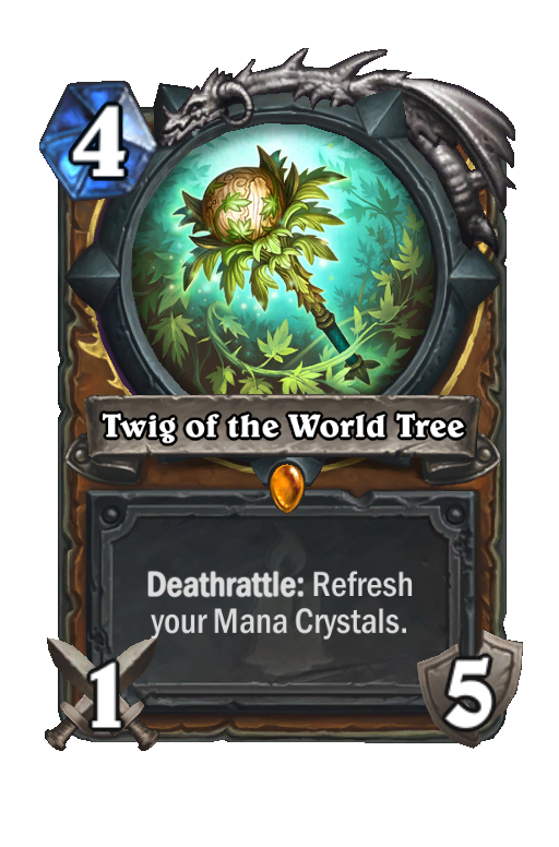 Twig of the World Tree Hearthstone kártya