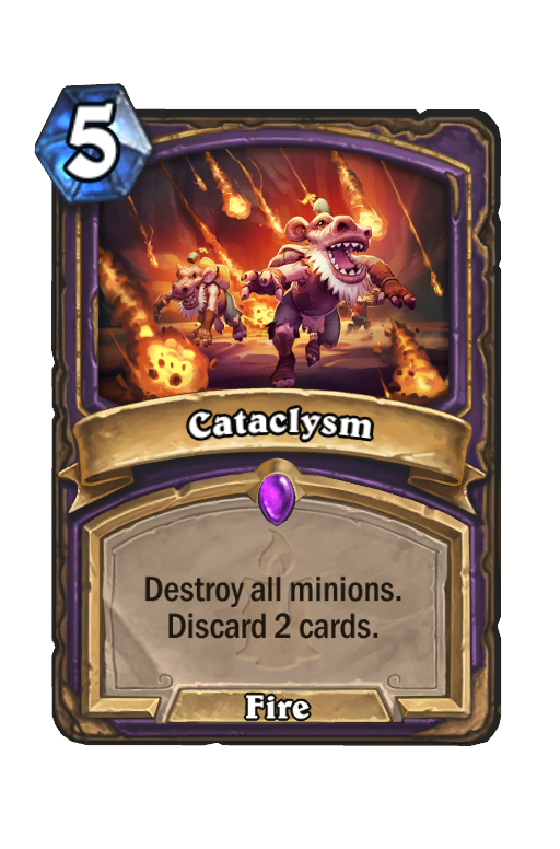 Cataclysm Hearthstone kártya