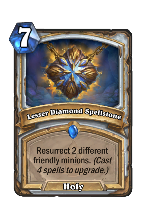 Lesser Diamond Spellstone Hearthstone kártya