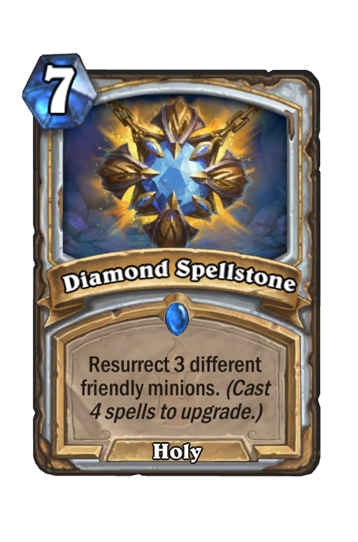Diamond Spellstone Hearthstone kártya