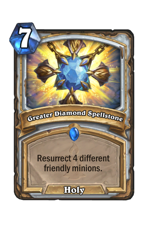 Greater Diamond Spellstone Hearthstone kártya