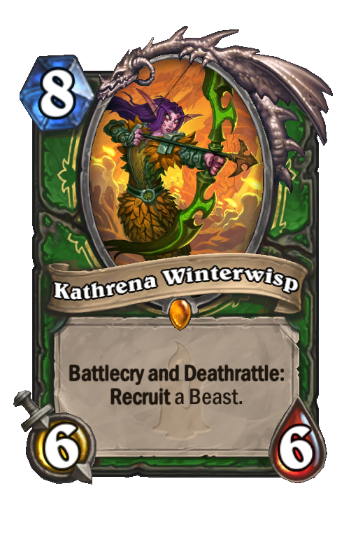 Kathrena Winterwisp Hearthstone kártya
