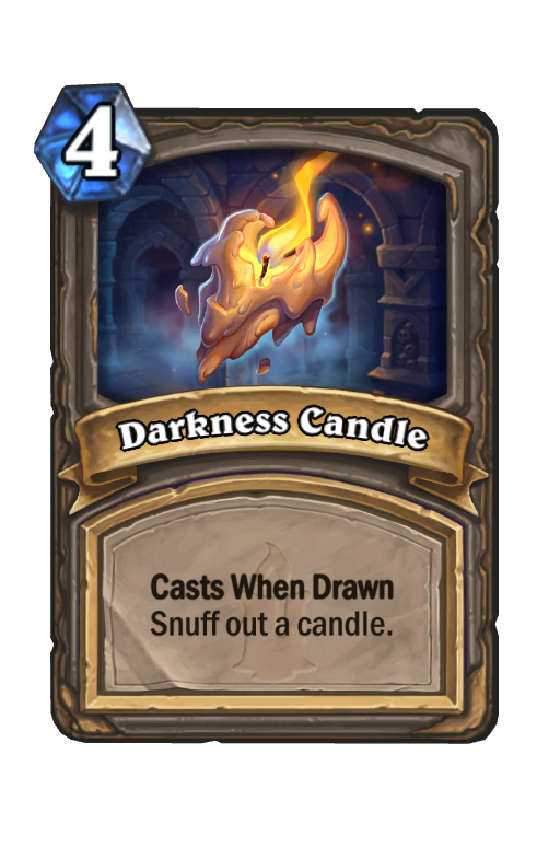 Darkness Candle Hearthstone kártya
