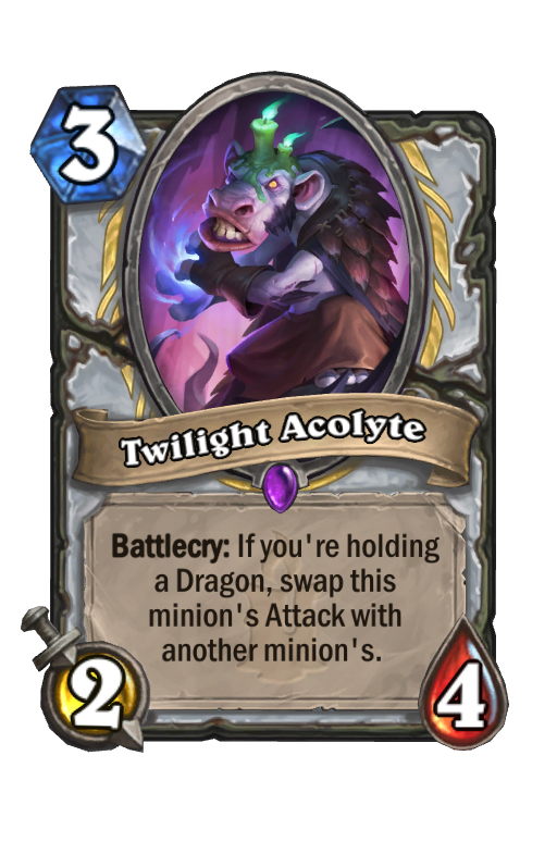 Twilight Acolyte Hearthstone kártya