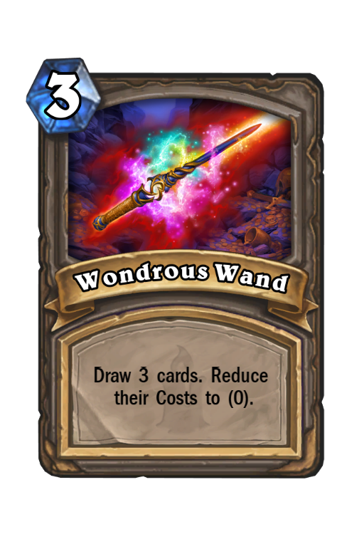 Wondrous Wand Hearthstone kártya