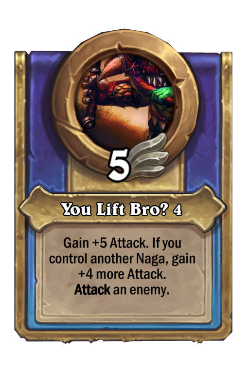 You Lift Bro? 4 Hearthstone kártya