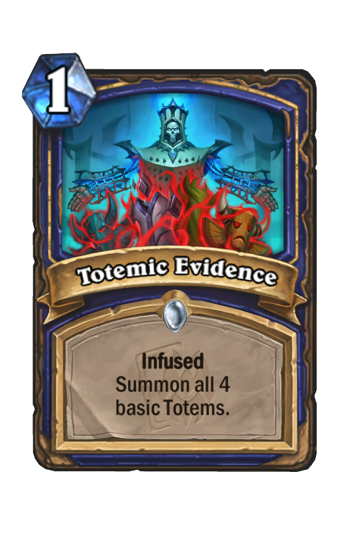Totemic Evidence Hearthstone kártya