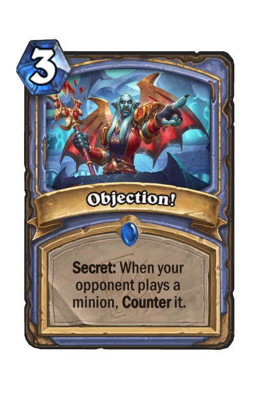 Objection! Hearthstone kártya
