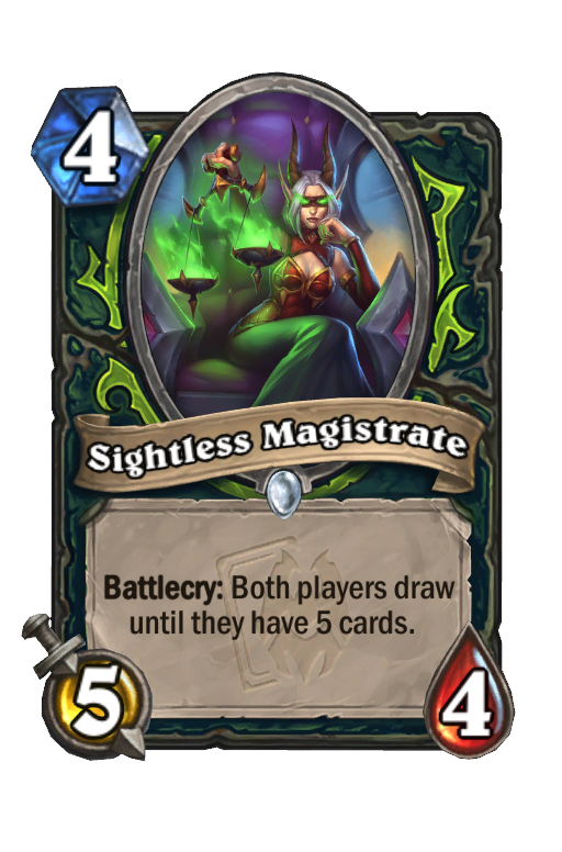 Sightless Magistrate Hearthstone kártya