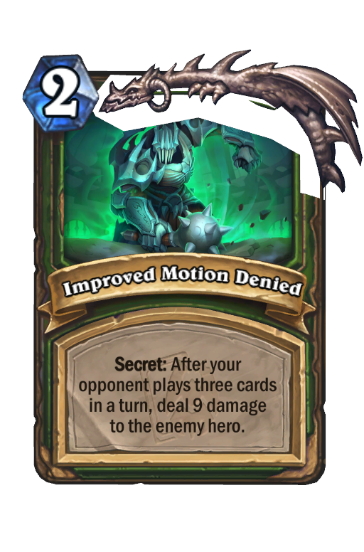 Improved Motion Denied Hearthstone kártya