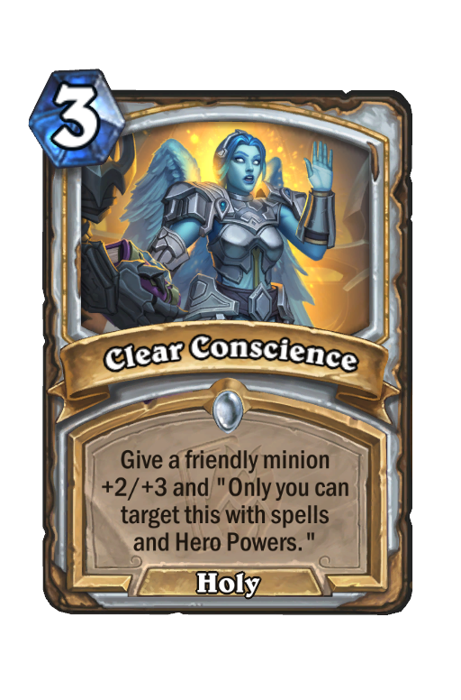 Clear Conscience Hearthstone kártya