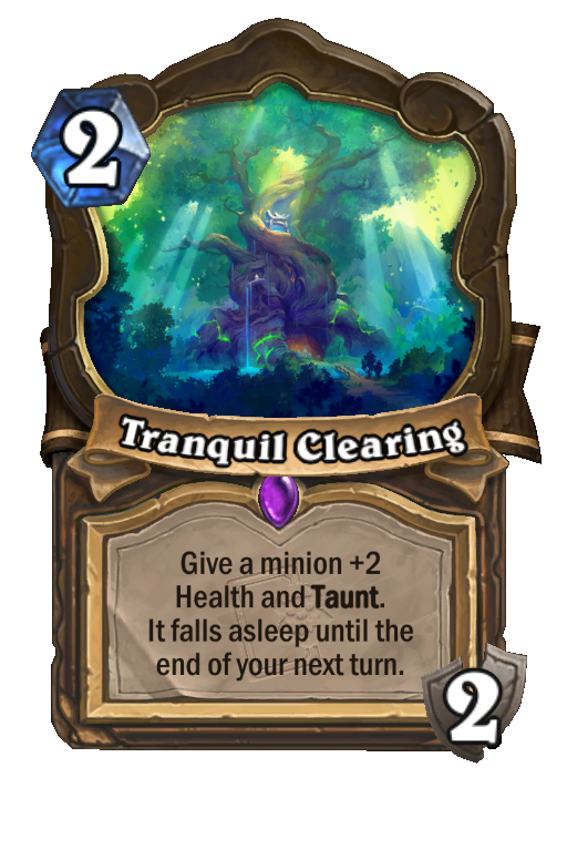 Tranquil Clearing Hearthstone kártya