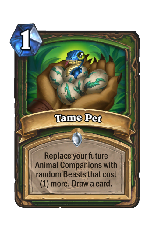 Tame Pet Hearthstone kártya