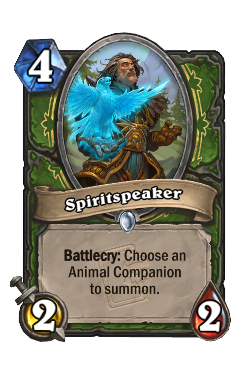 Spiritspeaker Hearthstone kártya