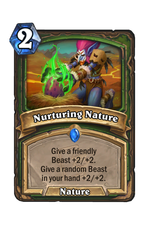 Nurturing Nature Hearthstone kártya