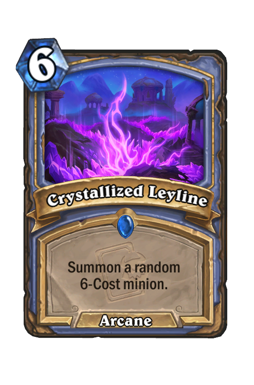 Crystallized Leyline Hearthstone kártya