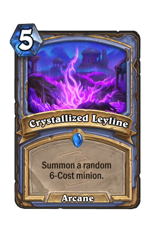 Crystallized Leyline Hearthstone kártya