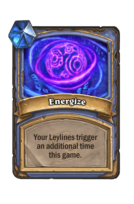 Energize Hearthstone kártya